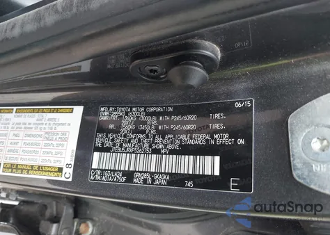 2015 Toyota 4Runner Limited из США, поврежденный, VIN JTEBU5JRXF5262753